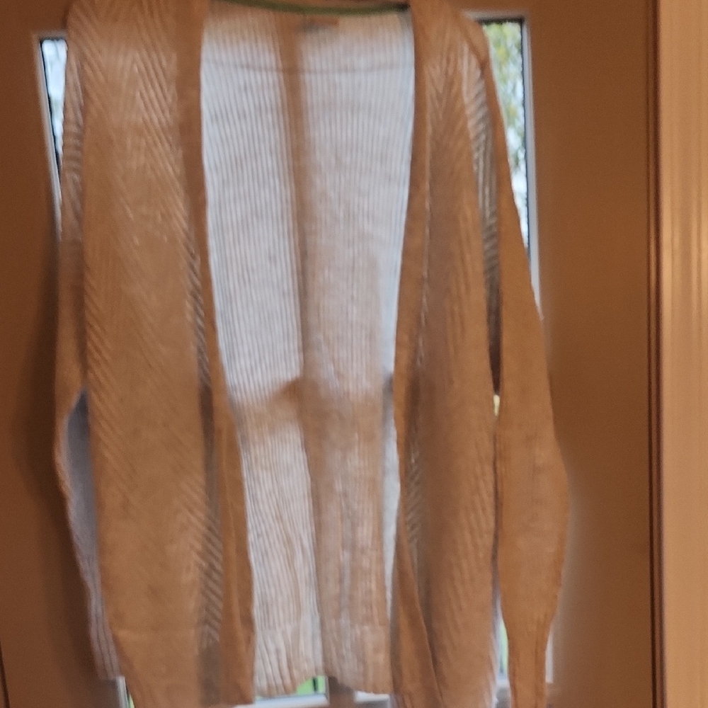STYLUS Cream Open-Front Cardigan